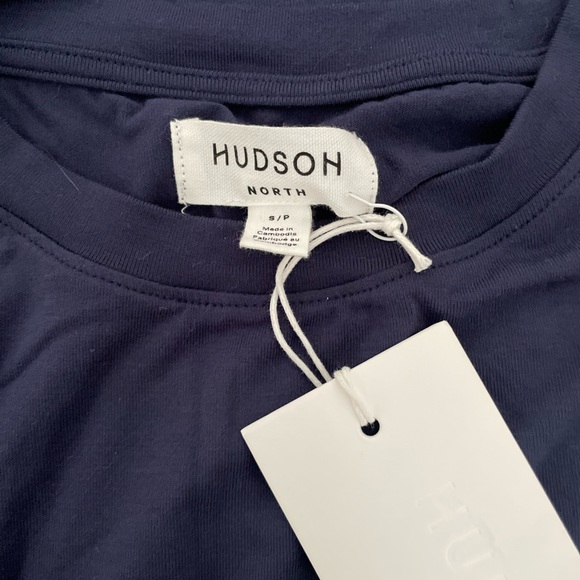 Navy Midi Dress w Removable Belt (NWT) - Picture 4 of 6